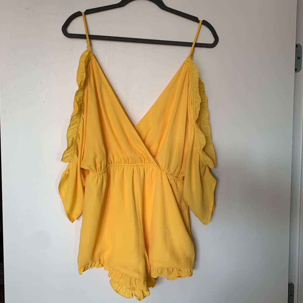 Yellow Romper from Dillard’s Size Small